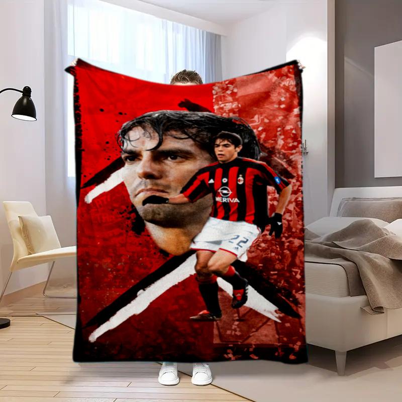 Former Associazione Calcio Milan Ricardo Izecson dos Santos Leite blanket Soft four season home bed office travel outdoor warm blanket L2