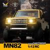 MN MODEL 1:12 Scale Toyota Land Cruiser 79 Radio Control Crawler Car, MN-82, Technically Certified, 4WD, 2.4G Off-Road Vehicle, Licensed Model, Birthd