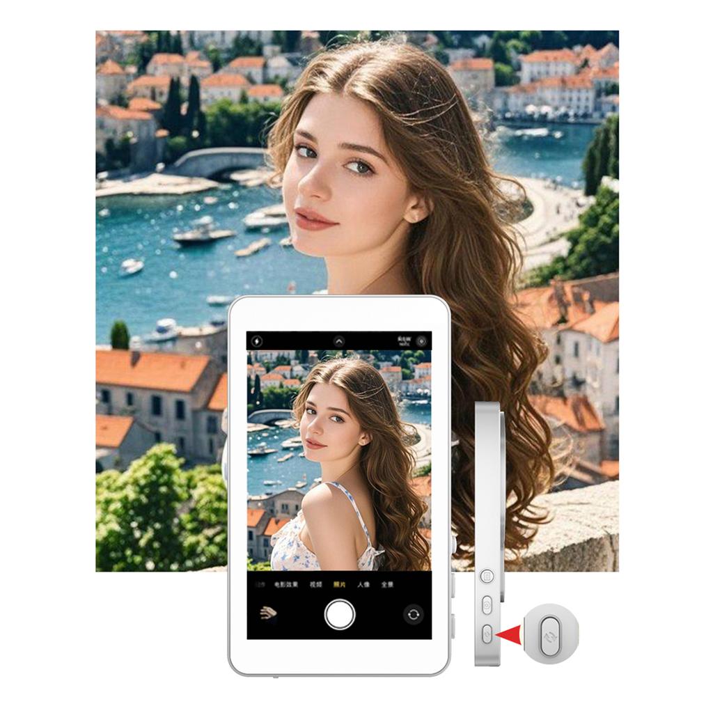 Magnetický Bezdrátový Selfie Monitor Obrazovka Telefonu Vlog Selfie Obrazovka Monitor Obrazovky Zadní Kamery pro Selfie Vlog Živé Vysílání