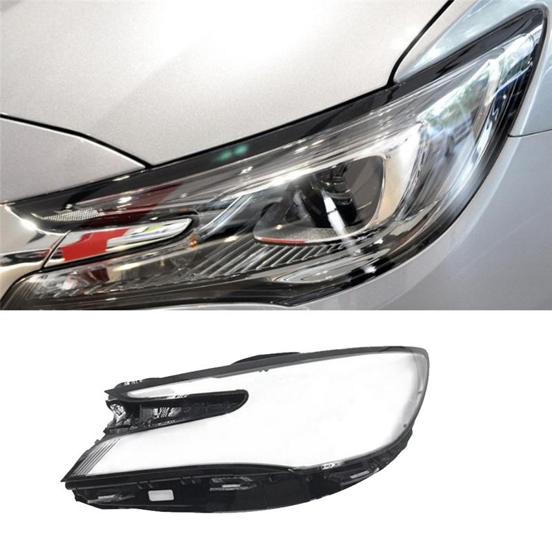 1 Piece Car Left Side Headlight Lens Cover Transparent PC For Buick GL6 2018-2019 Head Light Shade Shell