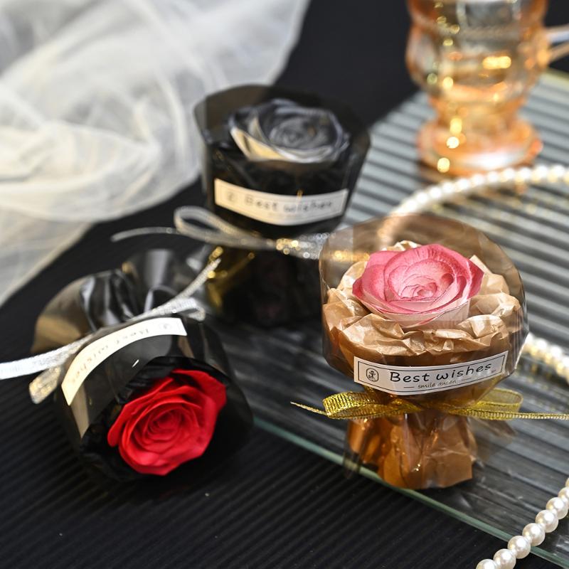 Mini Ficktvålsblomma Bukett Konstgjord Rosblomma Bukett Mors Dag Alla Hjärtans Dag Festpresent Heminredning