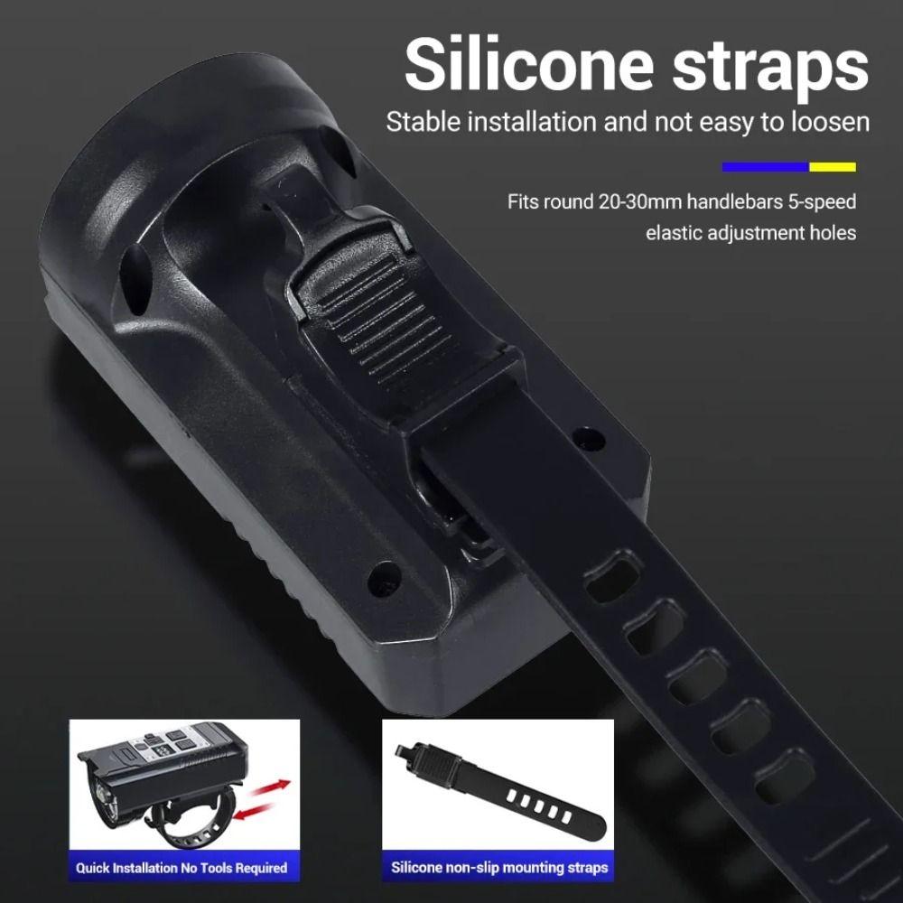 Type-C Rechargeable Bike Front Light Super Bright Handlebar Lights  Outdoor Cycling