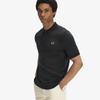 FRED PERRY [Sharp] Short Sleeve Cotton Knit Shirt - Black Afpm2619725-198