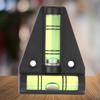 Small Level Bubble T Shape Level Bubble Measurement Instrument T Level Bubble with Installation Hole Measuring Tool for Camera
