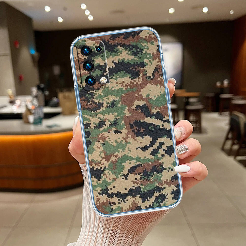 Camouflage Art Case for Motorola G10 G20 G04 E30 E40 E22 E20 E13 E15 G22 G23 G05 G75 G35 G55 E22S E7 G6 G7 G8 G9 Plus Power Play