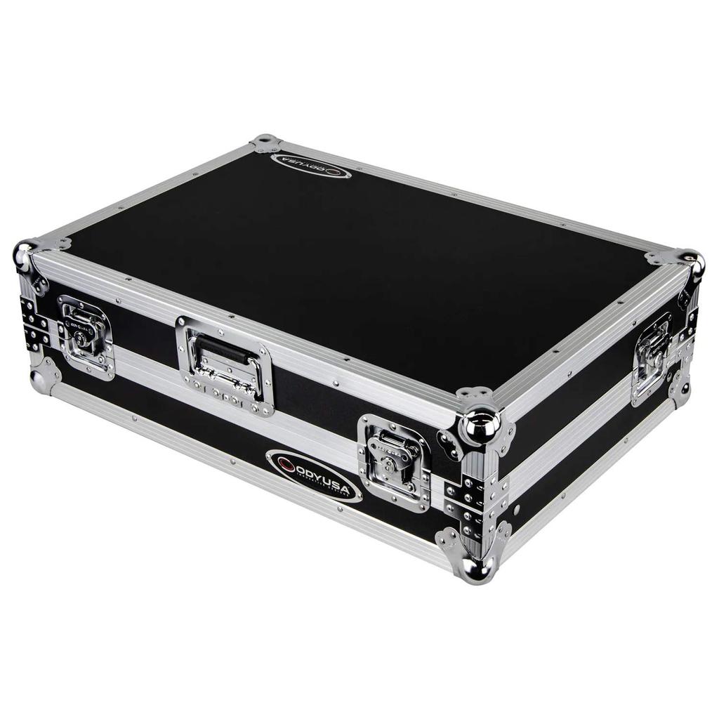 ODYSSEY DJ Controller Case for Pioneer Pioneer Flight Case with Bottom 1U Rack Space and Glide Platform FZGSPIDDJ8001 DDJ-800 DDJ-800