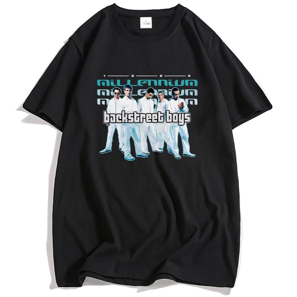Tričko Backstreet Boys Millennium 2.0 s krátkým rukávem, bavlněné letní tričko, ležérní móda, letní pánské tričko s kulatým výstřihem, grafické tričko