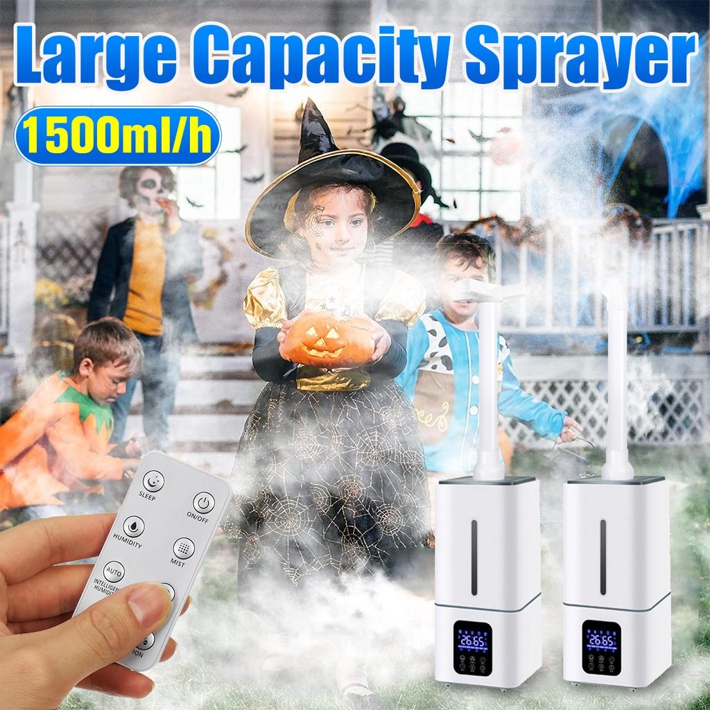 110-220V Industrial Humidifier Large Commercial Whole-House Style Home Industry Office Humidifier White 15L