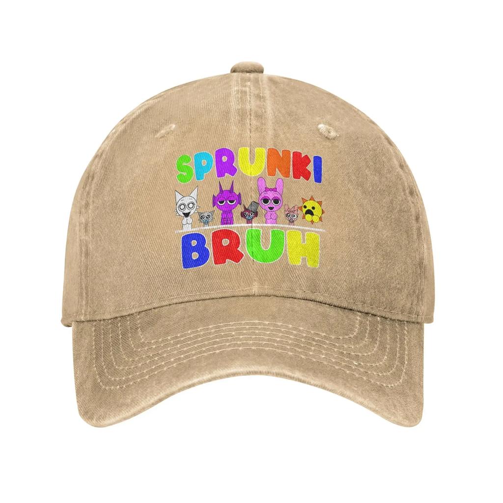 Unisex Cute Sprunki Caps Outfits Baseball Caps Fashion Funny Game Trucker Hats Adjustable MZ013