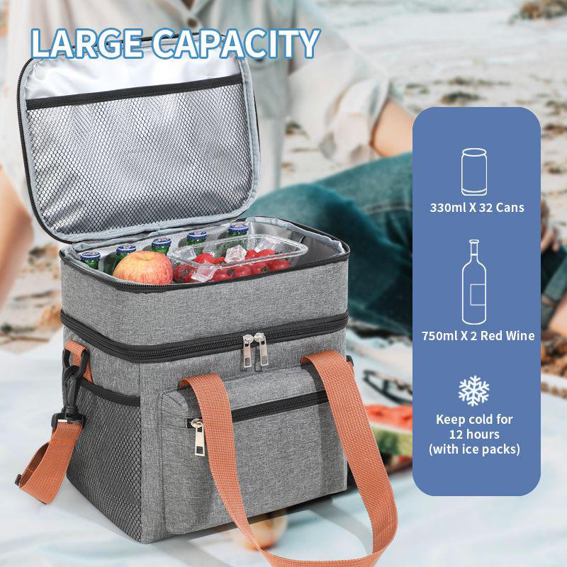 Insulated Outdoor Picnic & Lunch Crossbody Bag