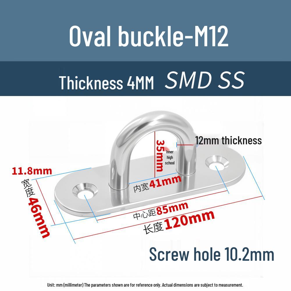304 Stainless Steel U-Shaped Ceiling Fan Hook/Sandbag Hook/Lamp Hook/Yacht Hook/Lifting Hook with Hanging Ring