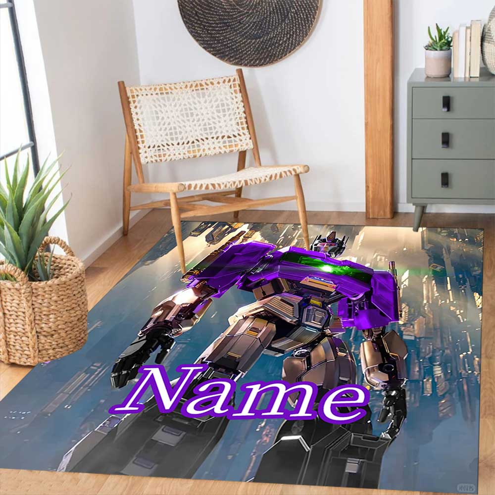 Love Transformers (17) Customize your name rug, office chair cushion, home bedroom living room gift.