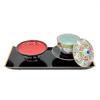Temple Serving Set, Porcelain, Made In Japan (brocade Pattern)