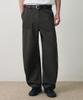DRAW FIT Curved Washed Fatigue Pants [Charcoal]