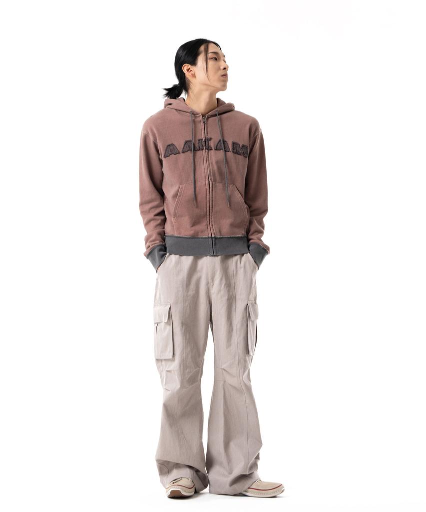 AAKAM Pigment Cargo Pocket Pants (Gray)
