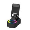 Multifunctional Bluetooth Speaker & Phone Holder with RGB Light and Power Bank for Desktop Use