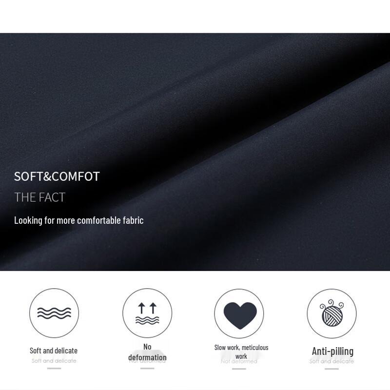 ROMON Men's Winter Lapel Thickened Jacket Parka