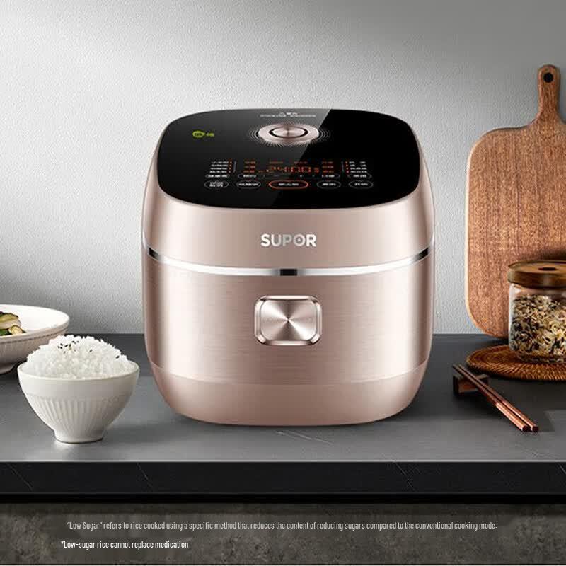 Supor 4L IH 316L Stainless Steel Low-Sugar Rice Cooker CN plug (adapter included)
