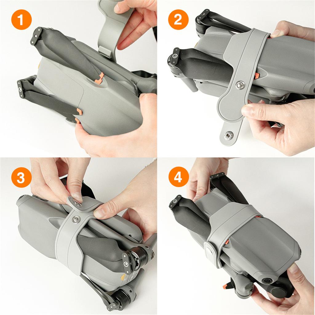 Stylish Propellers Holder for DJI Air 3 Aircraft Propellers Multi-faceted Protector Propellers Strap Quick installation