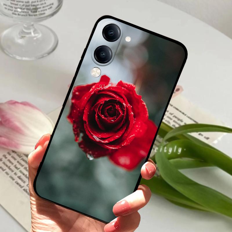 Cartoon Case For vivo Y29s Y04 4G Soft Silicone TPU Phone Protective Cover Cases For VIVO Y04 Fashion Luxury Cute Bumper Fundas