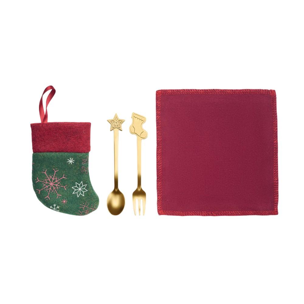 MidOcean Hollyware Christmas Cutlery Set