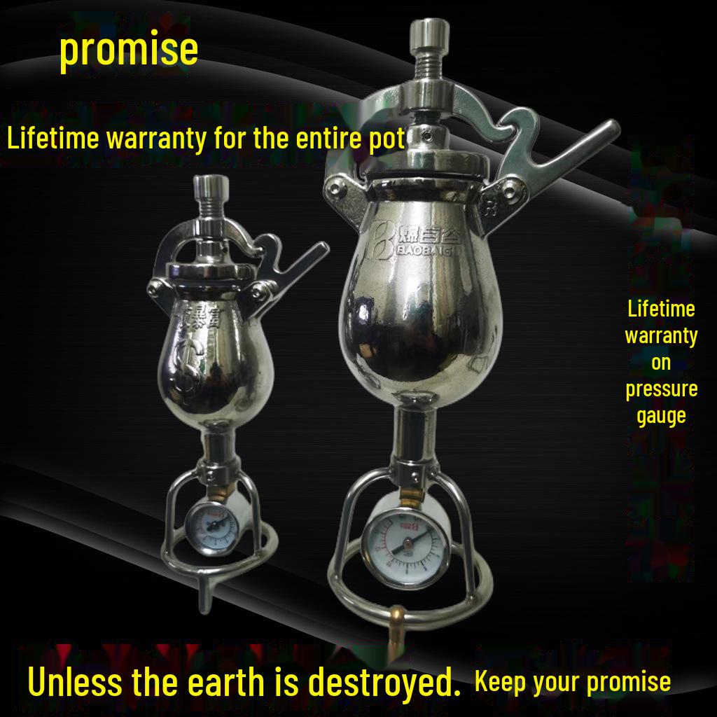 Stainless Steel Mini Popcorn Maker for Home Use