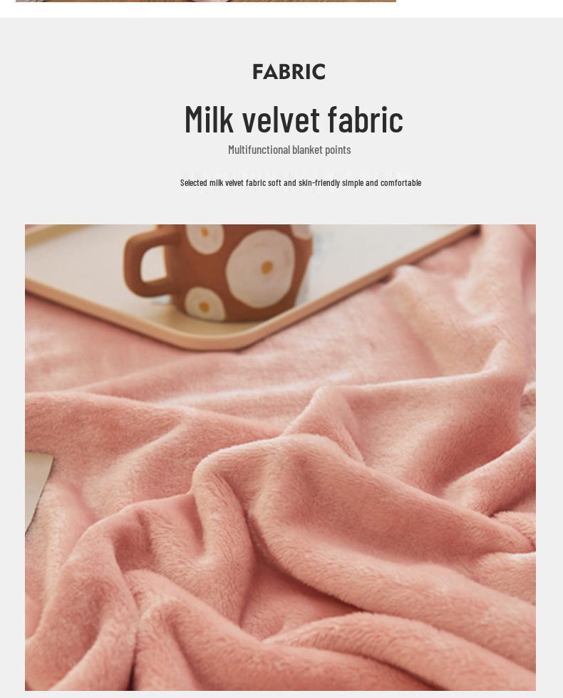 Plush Double-Sided Coral Fleece Blanket for Single Student Dormitory