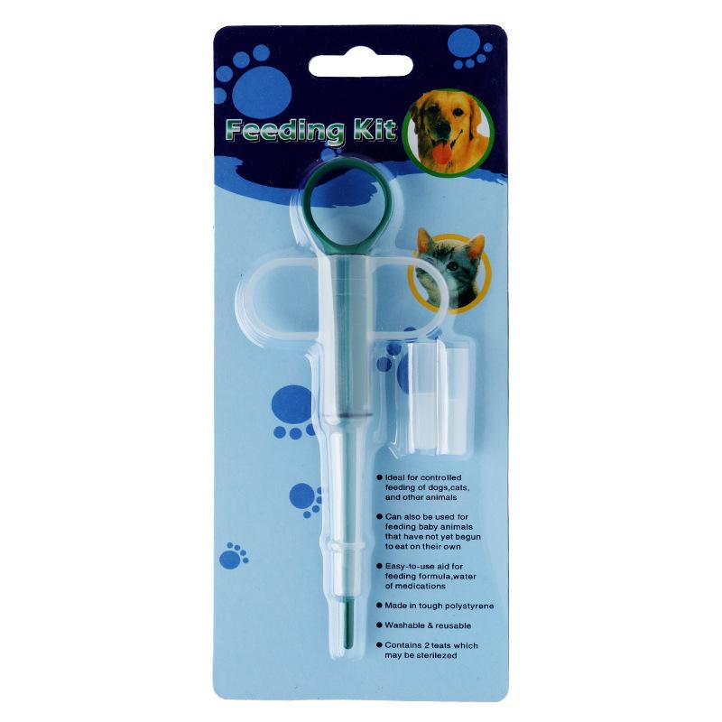 Pet Medicine Syringe Tablet Pill Gun Piller Push Dispenser Medicine Water Milk Syringe Dog Cat Tube Feeder Tools Dog Accessories