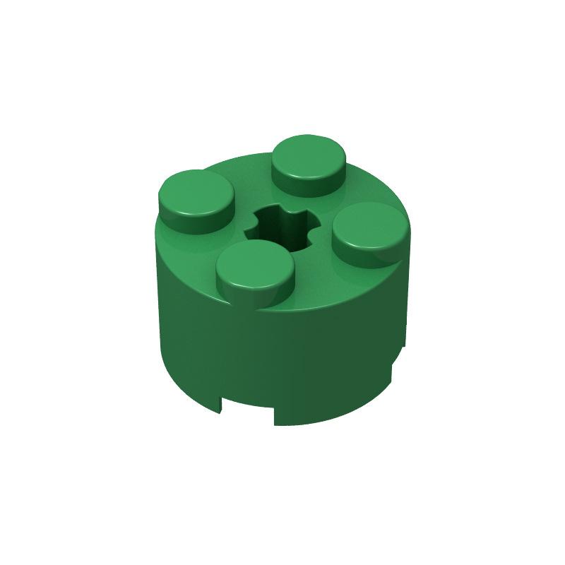 95pcs Cylinder 2x2 Round Brick with Axle Hole Building Blocks Accessories  DIY Parts Compatible with  Bricks  6143 3941