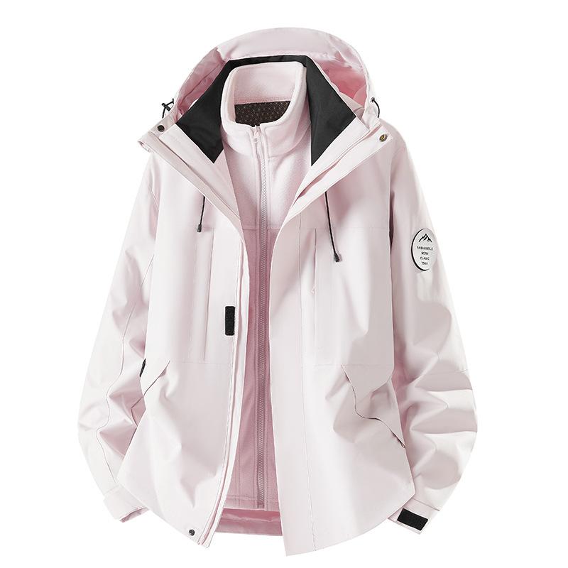 Camel Couples' Jackets, Outdoor Single-layer Windbreaker Jackets, Men's Thin Color-blocking Windproof Waterproof Jackets
