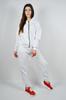 Traje de tres hilos de algodón LK Brand 198 XS Blanco