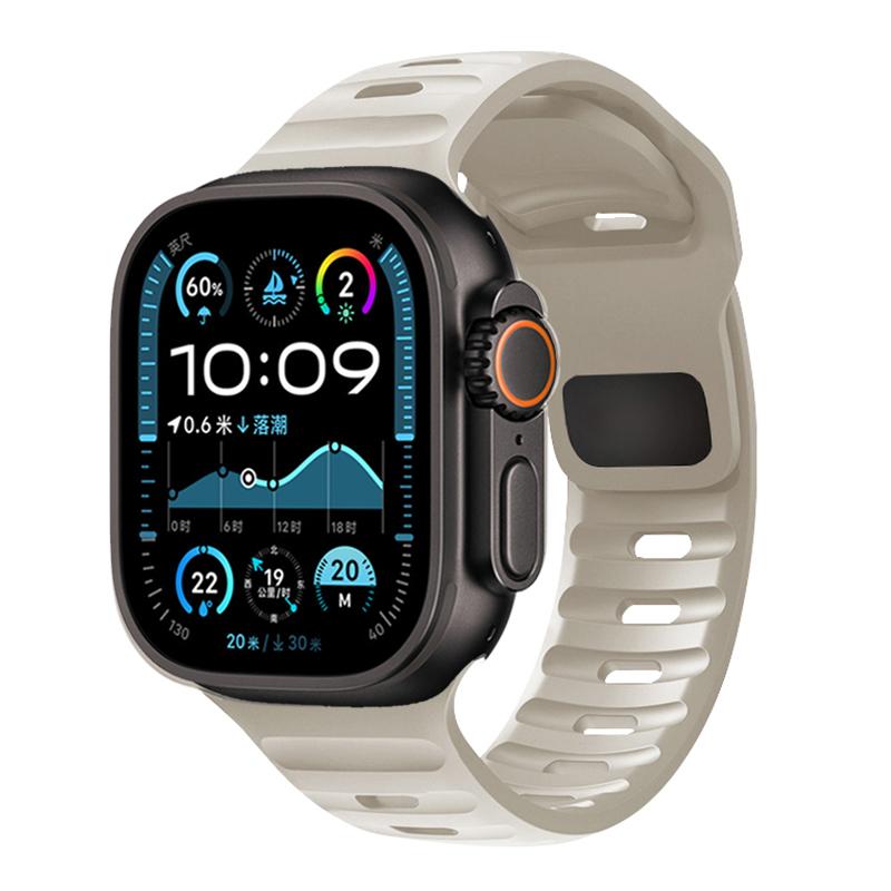 Armband für Apple Watch Band 44mm 49mm 45mm 46 42mm 40mm 41mm Sport Silikonarmband correa iwatch Serie 7 6 3 se 8 9 10 ultra 2