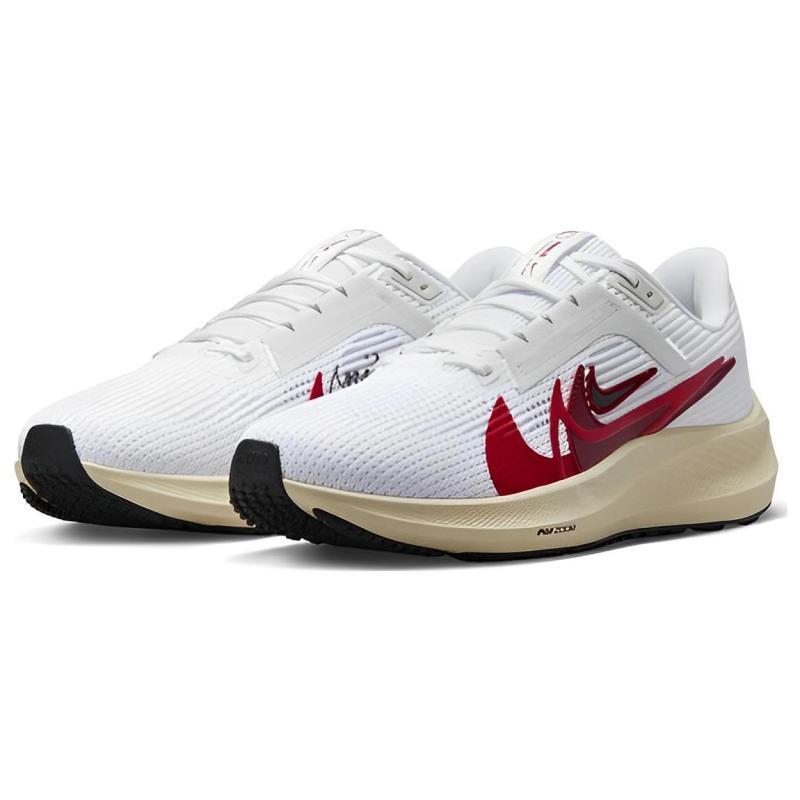 Nike Pegasus 40 Premum White Team Red Women's Sneakers FB7703-100