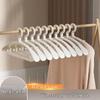 CH Nordic White Wide-Shoulder Rotatable Hangers (10-Pack)