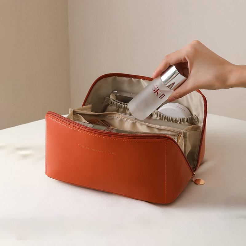 

New Style Ins Pillow Makeup Bag Spacious And Waterproof Ideal Travel For коричневый