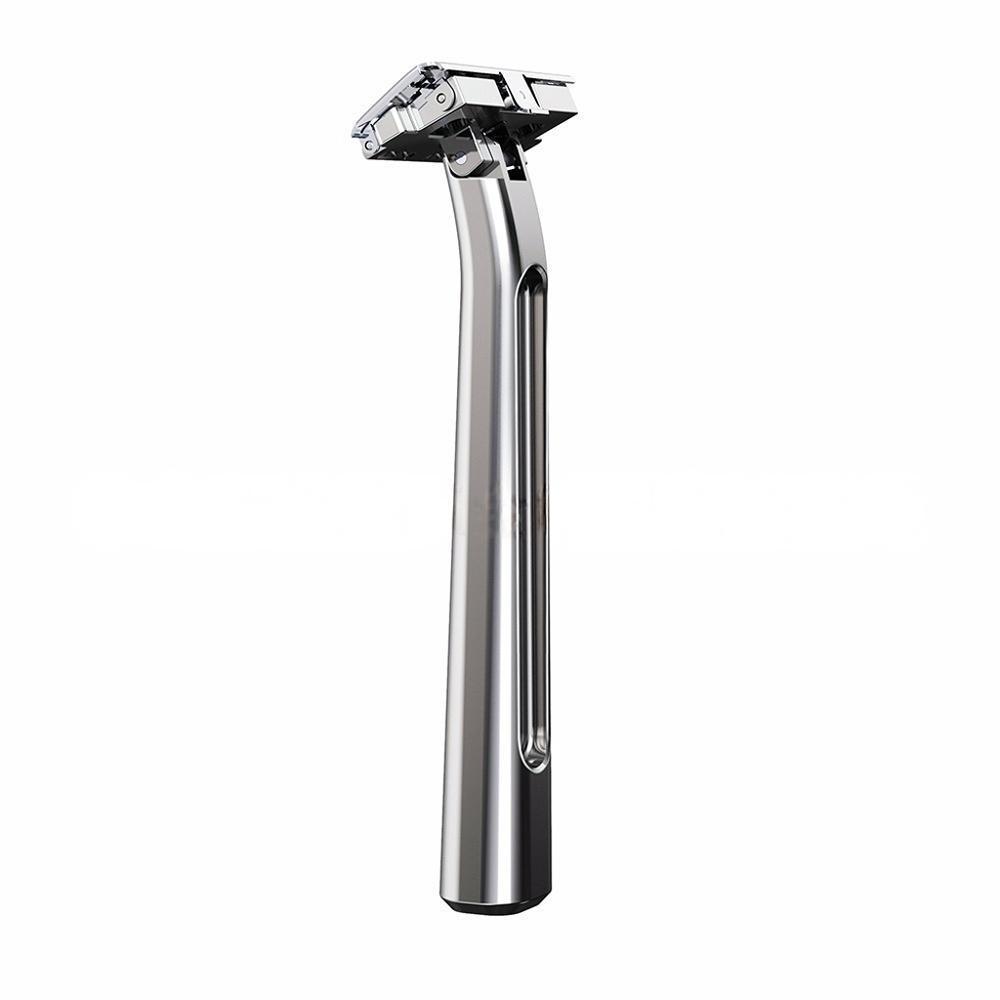 Classic Double-Layer Metal Razor Stand for Manual Shaving Razors