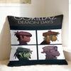 Pillow Case Music Bnad G-Gorillazs Comfy Pillow Cover For Sofa Couch Bed Living Room Retro Trendy Pillowcases