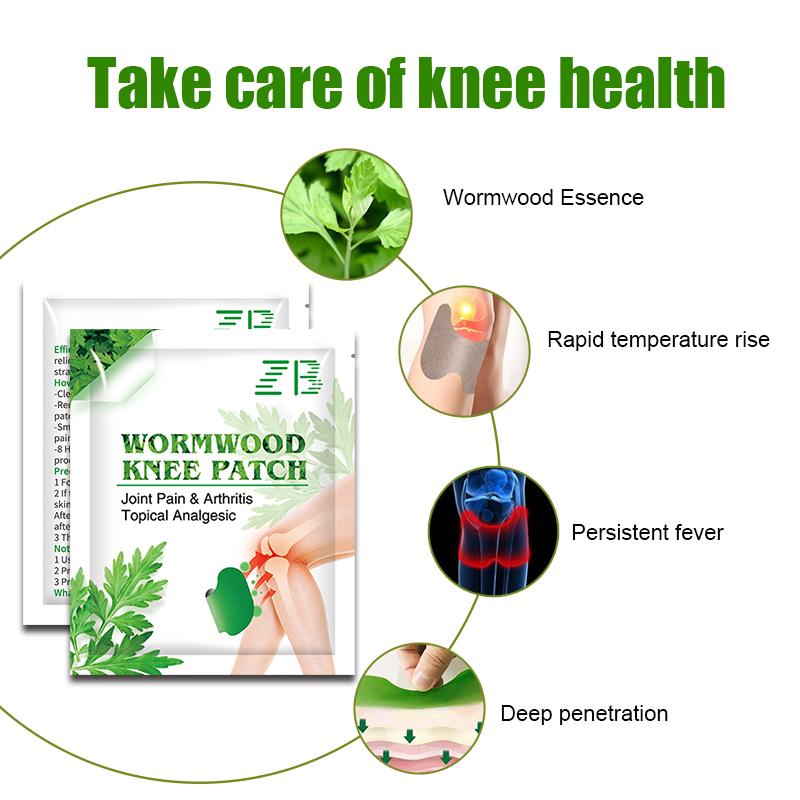 Warm Knee Patch Body Neck Back Pain Relief Patches Wormwood Plaster