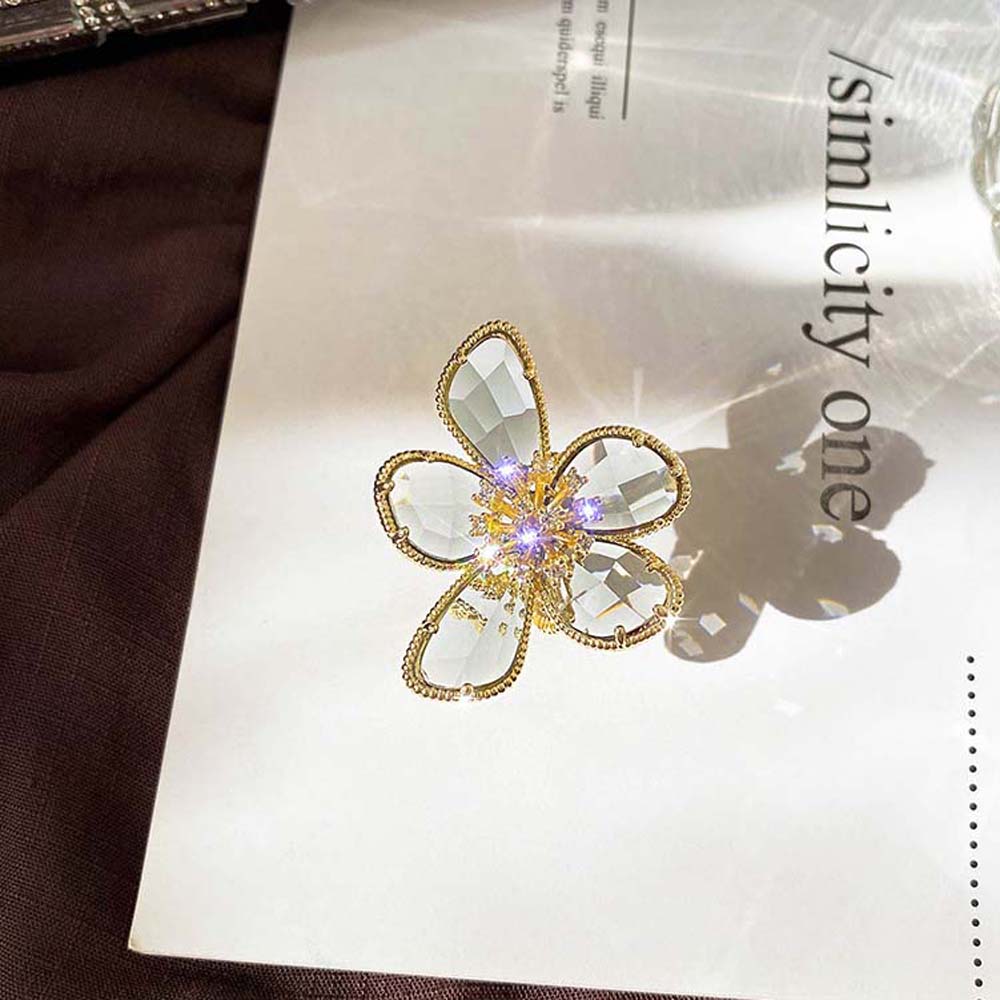 Verstellbare Strass-Geschenke für Frauen Zirkonia-Accessoires Offener Ring Fingerringe Schmuck