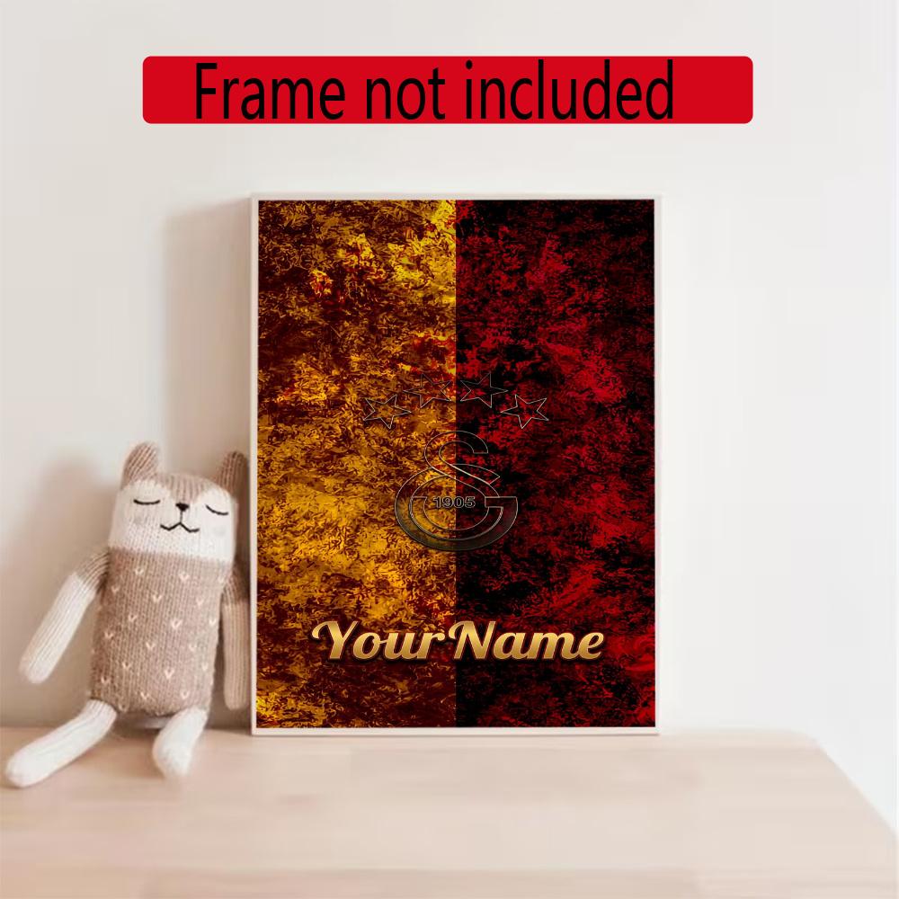 Galatasaray Customize Text Diamond Painting Round Diamond Mosaic Suitable For Beginners Diamond Painting Rhinestones Gift Frameless