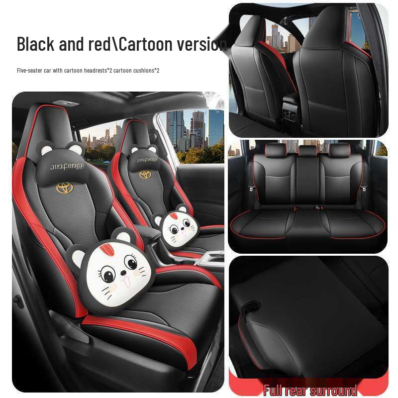Universal All-Season Leather Seat Covers for 2026 Toyota RAV4