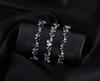 Korean Fashion 18K White Gold Plated Zircon Bracelet for Women