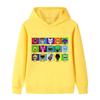 Cartoon Ritmebox Karakter Hoodie voor Kinderen - Lente/Herfst Collectie
