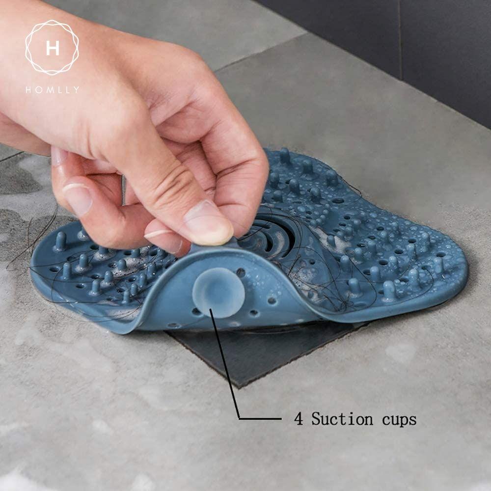 Homlly Hair Catcher Shower Drain Cover (X4 PCS)
