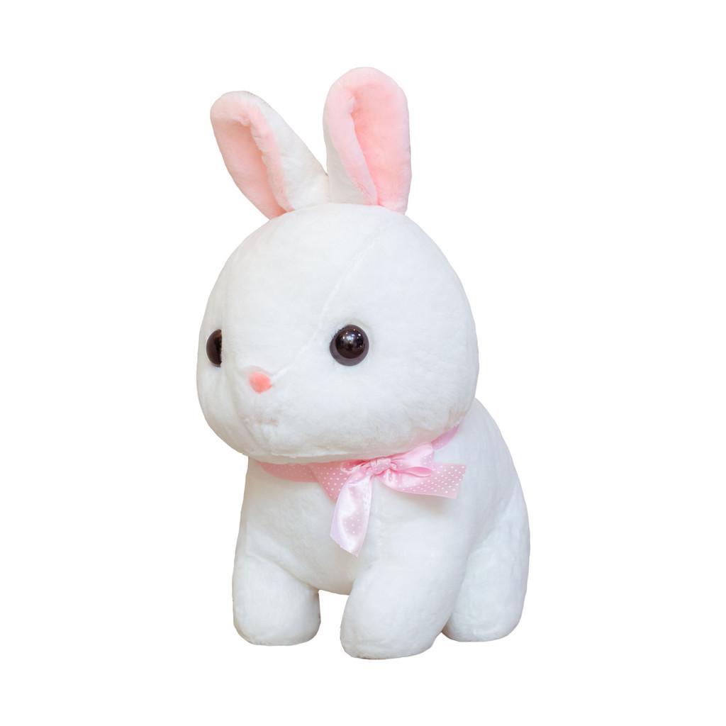 

Plush Rabbit Toy With Long Fur For Kids And Collectors 35CM білий