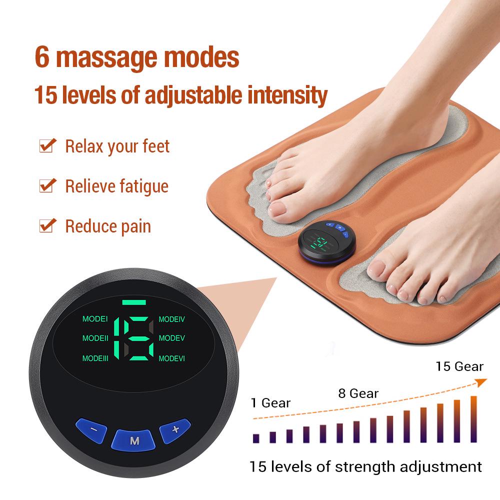 3D EMS Microcurrent Foot & Calf Massager Pad