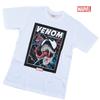 EVERSOUL Marvel Short Sleeve T-Shirt, Venom, Avengers, Captain America, Hulk, American Comic Book Merchandise, Men's, White, Size M