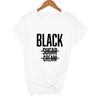 Black No No Cream Letter Print Summer Women T Shirt Harajuku Casual Short Sleeve Female