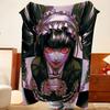 Anime C-Celestia L-Ludenberg Throw Flannel Throw Blanket, Lightweight Cozy, Durable Washable Cute Cool