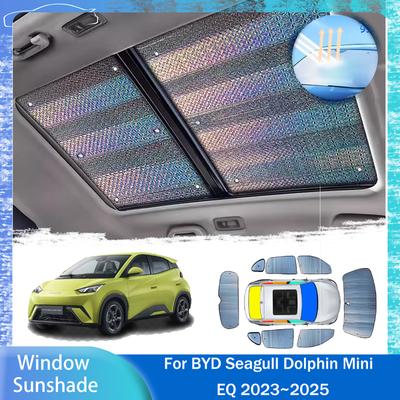 For BYD Seagull BYD Dolphin Surf Mini EQ ~2025 2024 Sunshade Side Window Windshield Sun Shade Protector Parasol Accessories